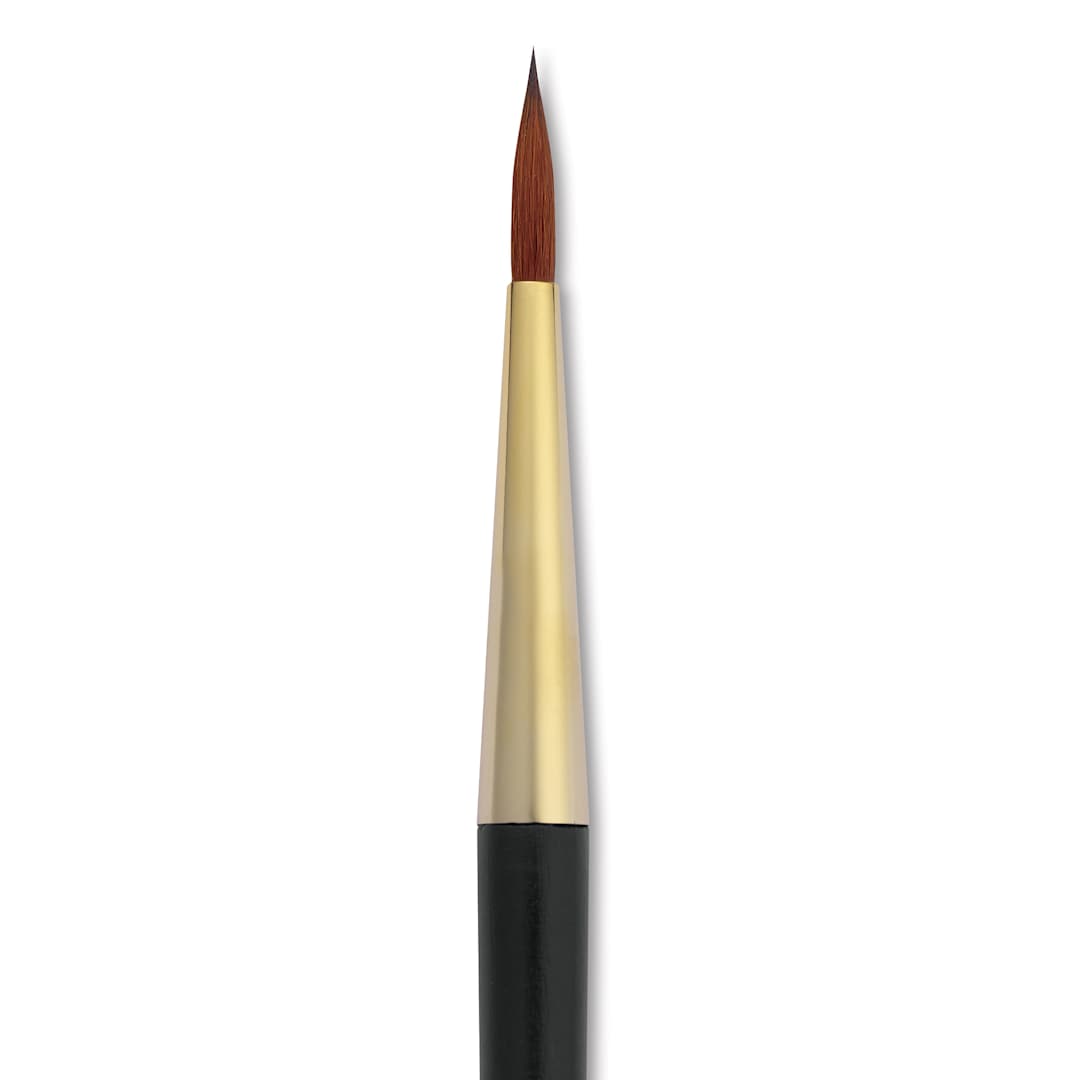 Open in modal - Isabey Isagold Synthetic Brush - Round, Short Handle, Size 5, close-up