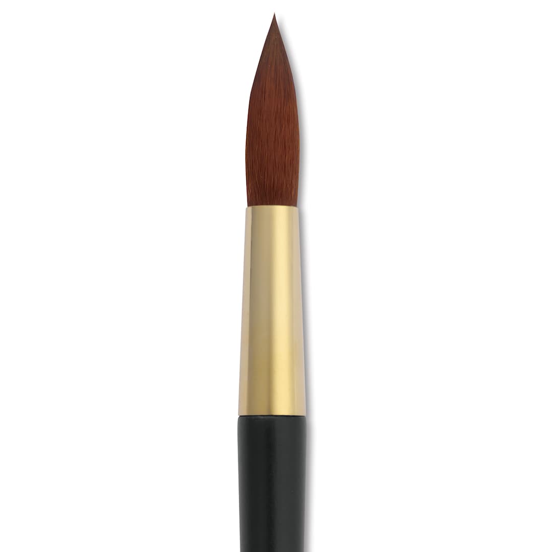 Open in modal - Isabey Isagold Synthetic Brush - Round, Short Handle, Size 20, close-up