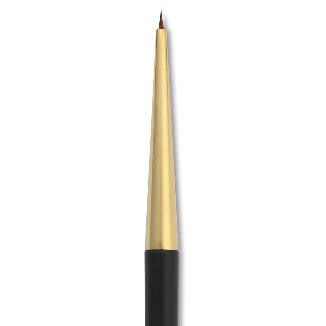 Open in modal - Isabey Isagold Synthetic Brush - Spotter, Short Handle, Size 2, close-up