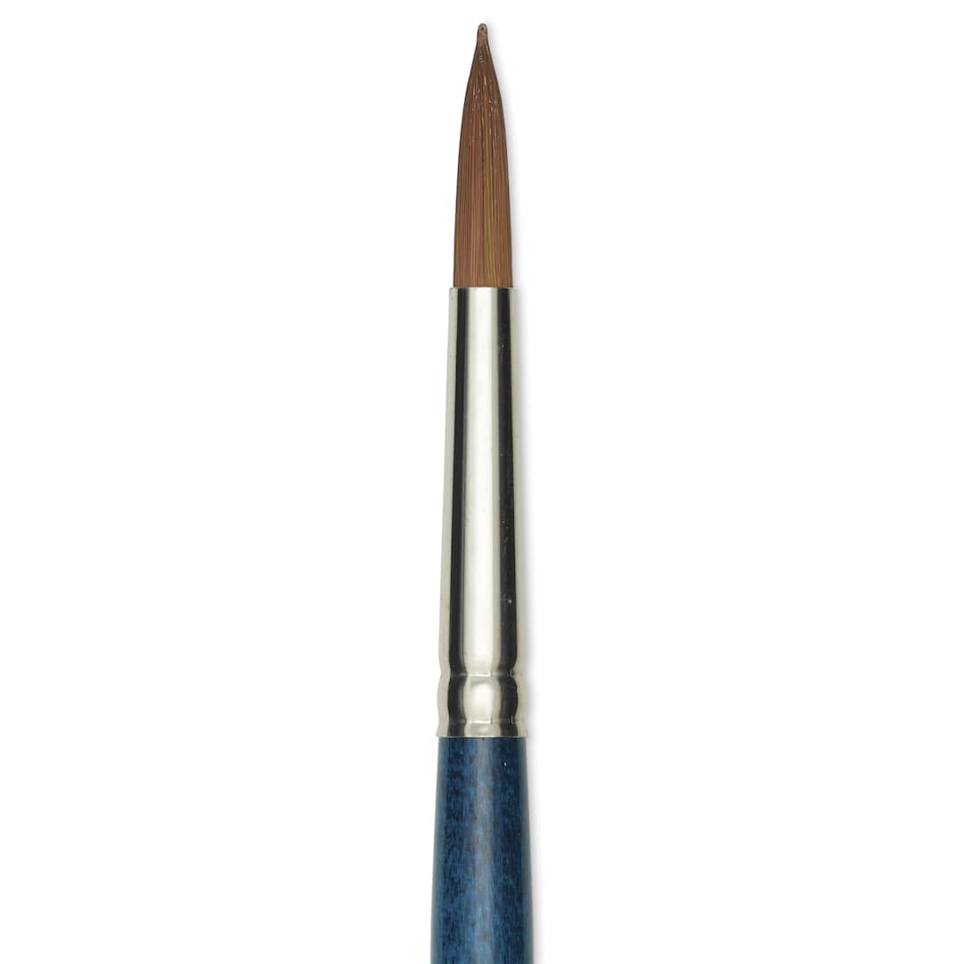 Open in modal - Silver Brush BelleAqua Brush - Round, Short Handle, Size 20, close-up