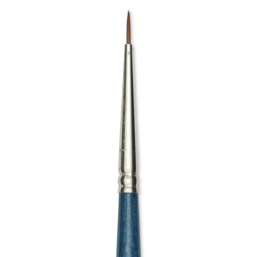 Open in modal - Silver Brush BelleAqua Brush - Round, Short Handle, Size 3/0, close-up