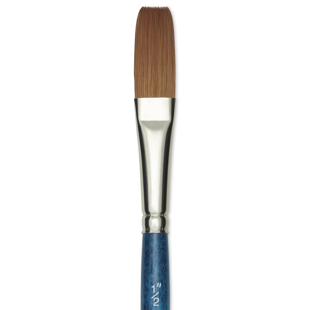 Open in modal - Silver Brush BelleAqua Brush - Stroke, Short Handle, Size 1/2", close-up