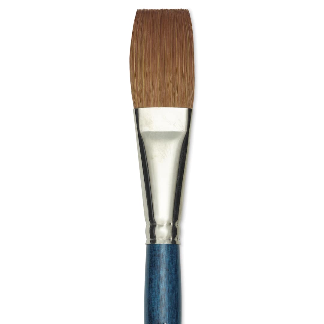 Open in modal - Silver Brush BelleAqua Brush - Stroke, Short Handle, Size 3/4", close-up