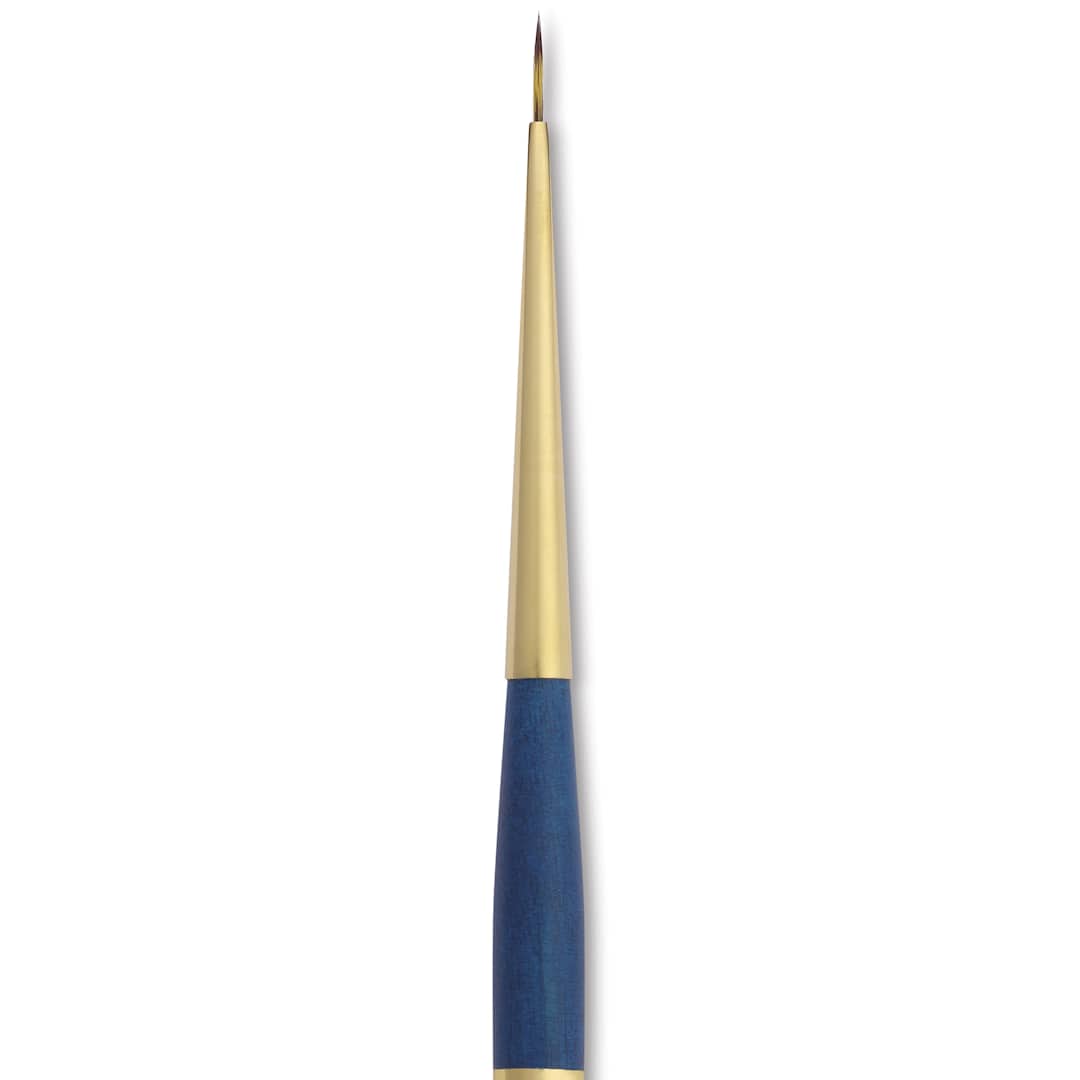 Open in modal - Isabey Isacolor Synthetic Brush - Round, Short Handle, Size 0, close-up