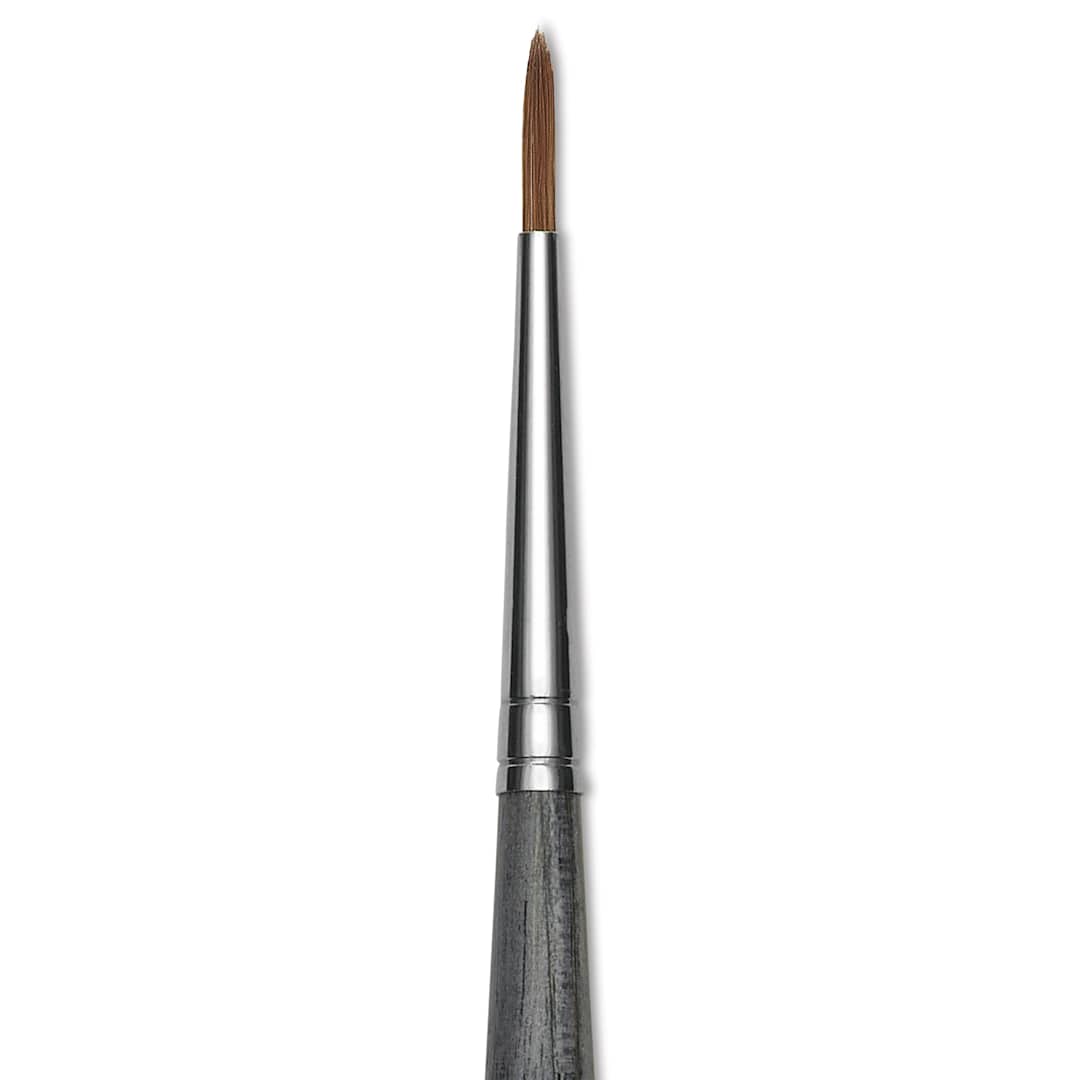 Open in modal - Da Vinci Colineo Synthetic Kolinsky Sable Brush - Round, Size 2, Long Handle, close-up