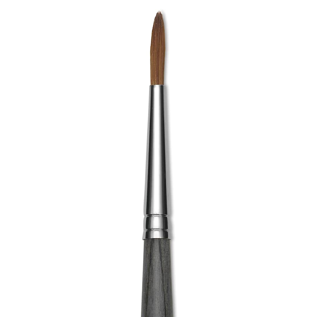 Open in modal - Da Vinci Colineo Synthetic Kolinsky Sable Brush - Round, Size 8, Long Handle, close-up