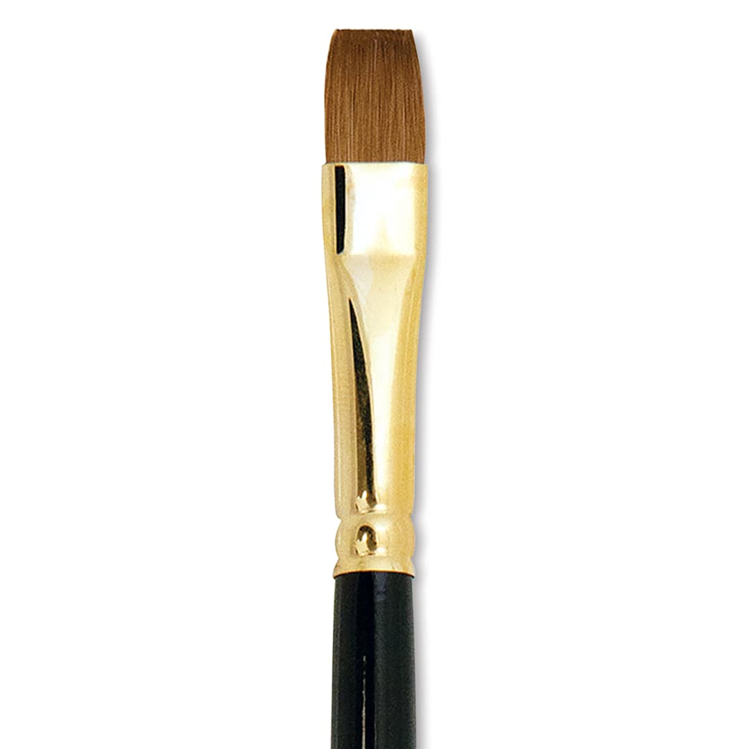 Open in modal - Silver Brush Renaissance Red Sable Brush - Bright, Long Handle, Size 10 close up