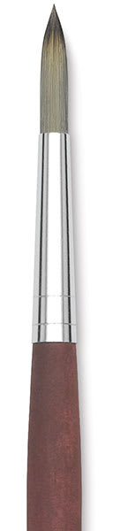 Open in modal - Da Vinci College Synthetic Brushes - Closeup of Round Brush shown