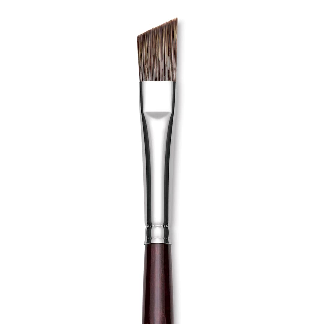 Open in modal - Da Vinci Grigio Synthetic Brush - Slant, Long Handle, Size 12