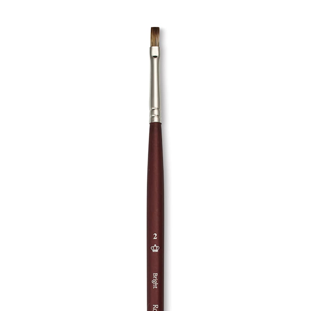 Open in modal - Royal & Langnickel SableTek Brush - Bright, Short Handle, Size 2