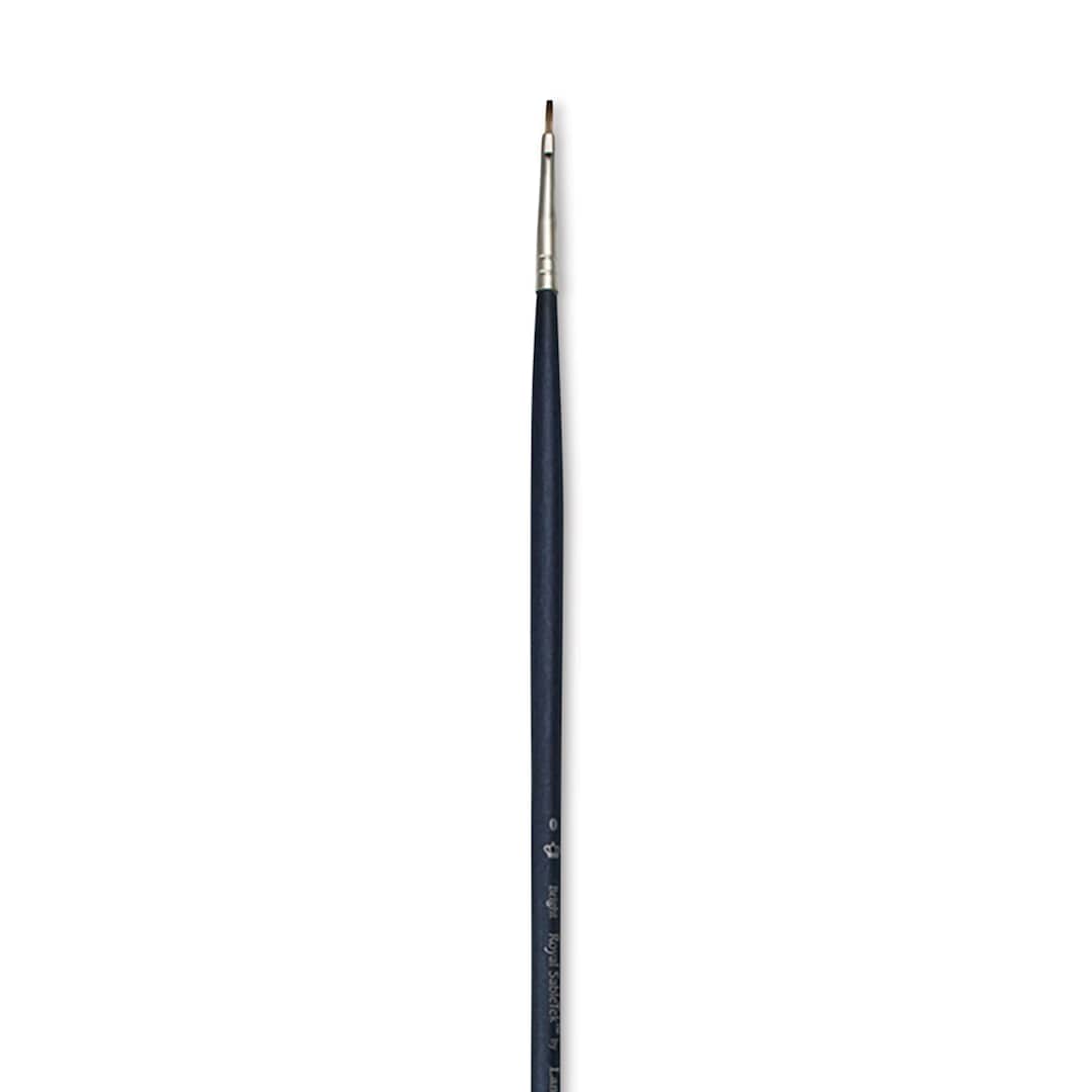 Open in modal - Royal & Langnickel SableTek Brush - Bright, Long Handle, Size 0
