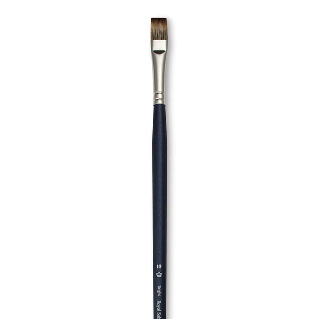 Open in modal - Royal & Langnickel SableTek Brush - Bright, Long Handle, Size 10