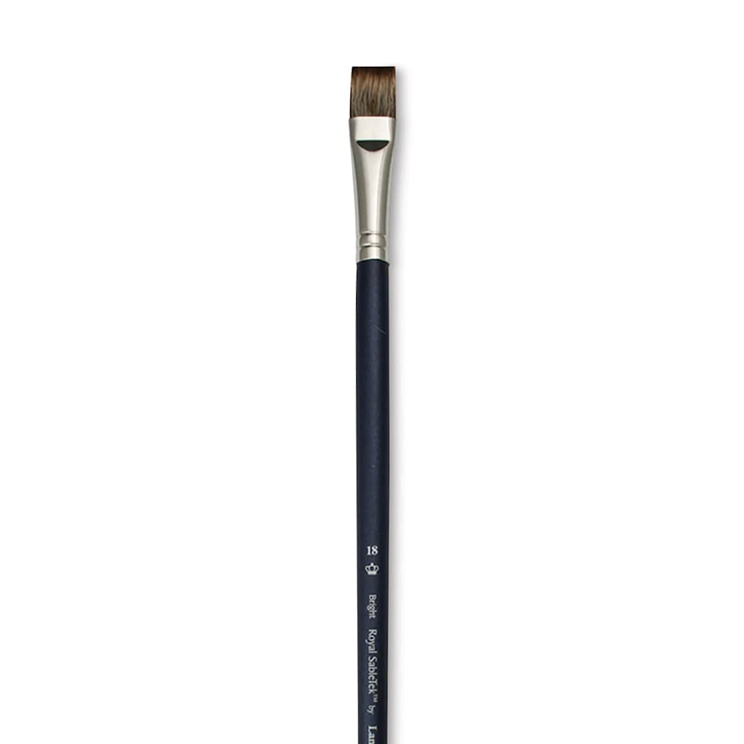Open in modal - Royal & Langnickel SableTek Brush - Bright, Long Handle, Size 18