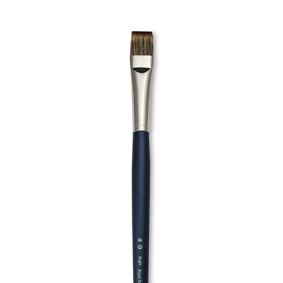 Open in modal - Royal & Langnickel SableTek Brush - Bright, Long Handle, Size 26