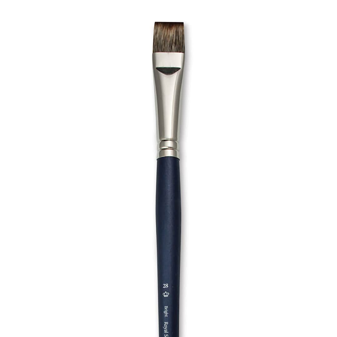 Open in modal - Royal & Langnickel SableTek Brush - Bright, Long Handle, Size 28