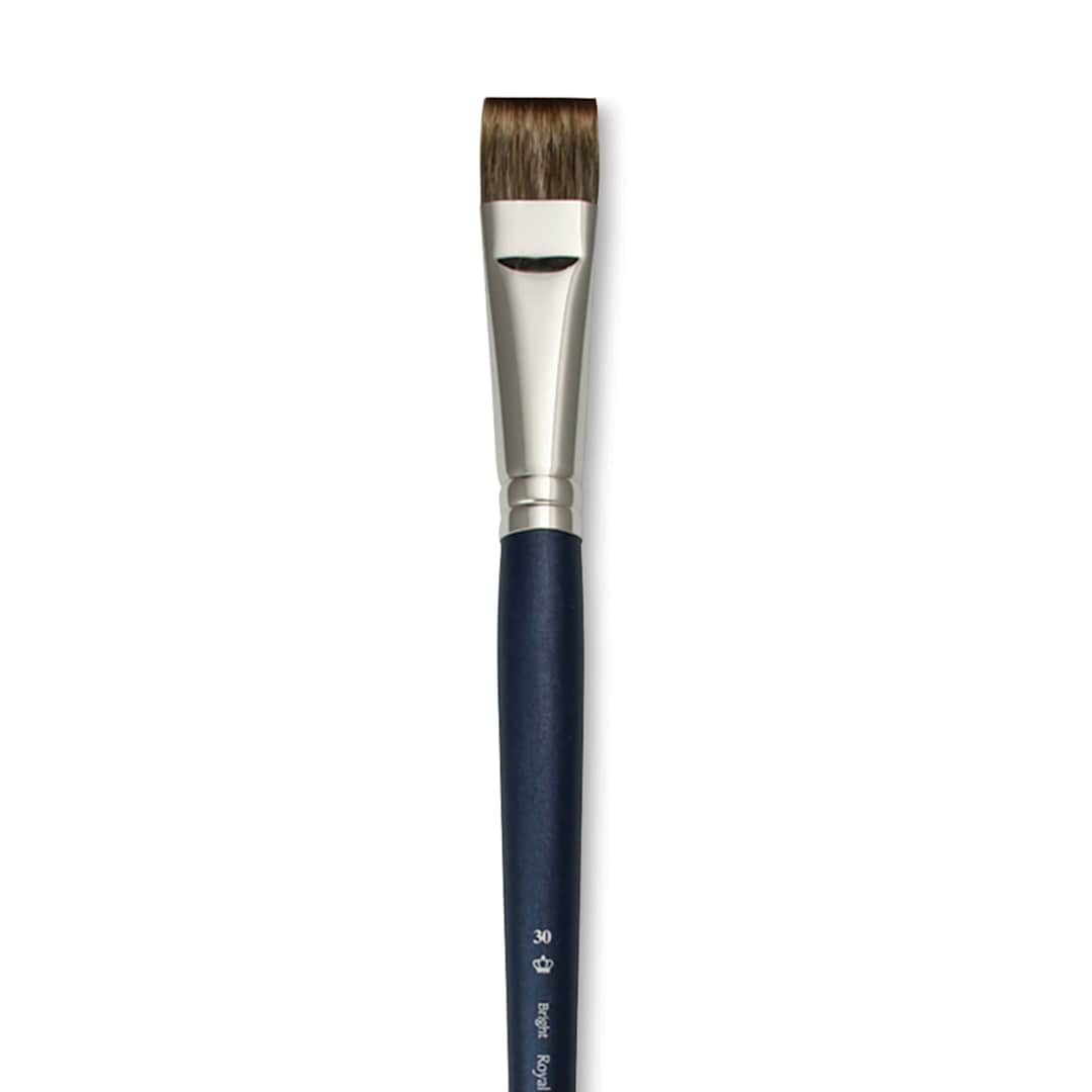 Open in modal - Royal & Langnickel SableTek Brush - Bright, Long Handle, Size 30