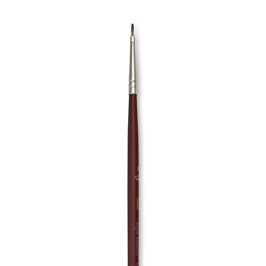 Open in modal - Royal & Langnickel SableTek Brush - Filbert, Short Handle, Size 1
