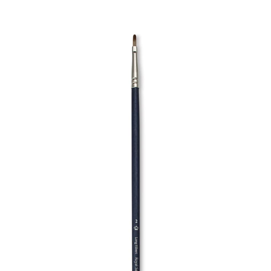 Open in modal - Royal & Langnickel SableTek Brush - Long Filbert, Long Handle, Size 2