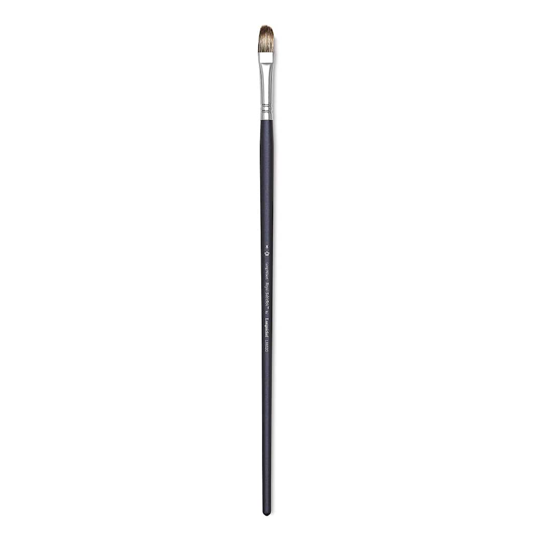 Open in modal - Royal & Langnickel SableTek Brush - Long Filbert, Long Handle, Size 8