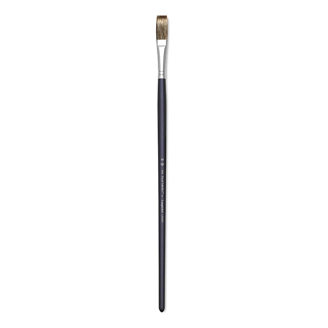 Open in modal - Royal & Langnickel SableTek Brush - Flat, Long Handle, Size 16