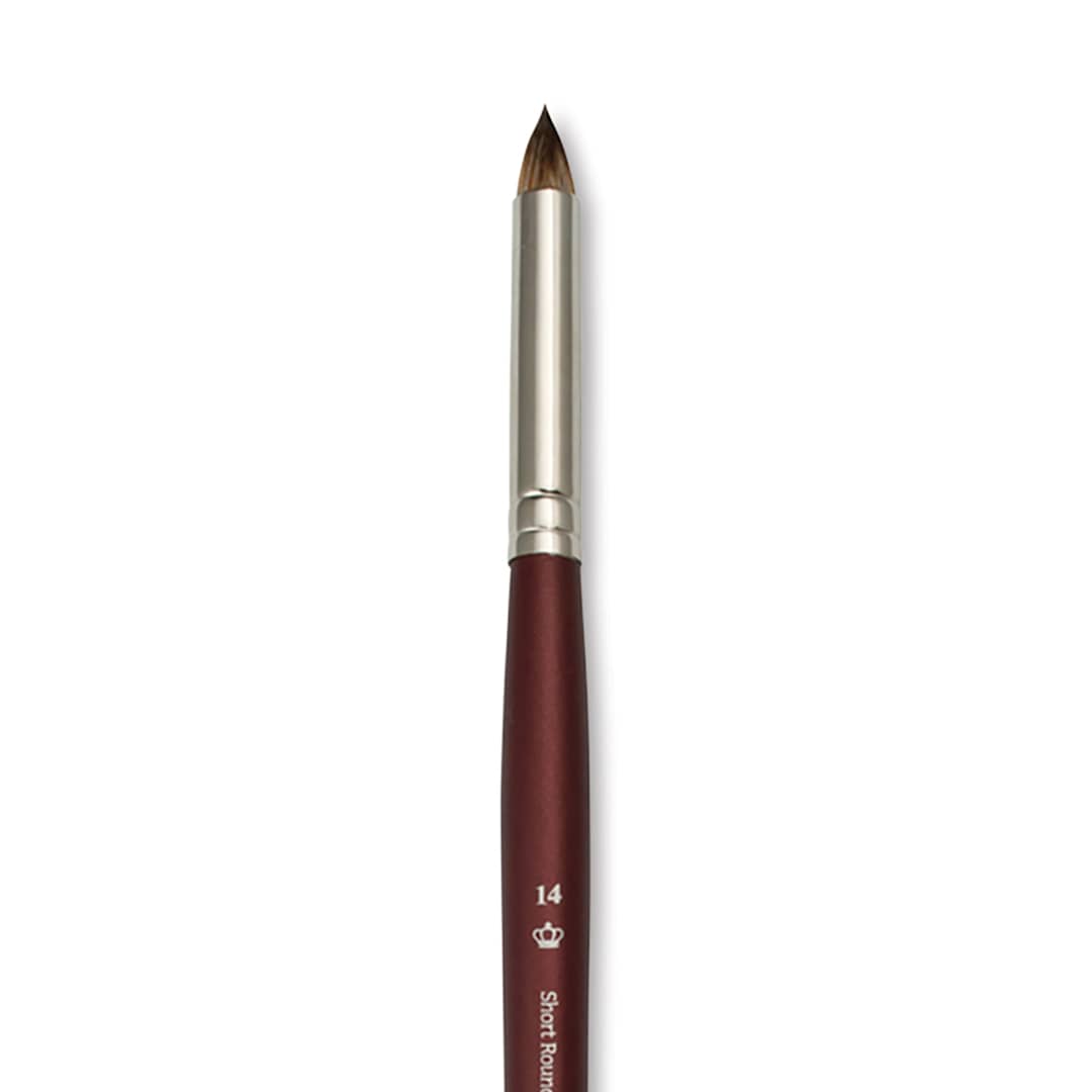 Open in modal - Langnickel Royal SableTek Brush - Short Round, Short Handle, Size 14