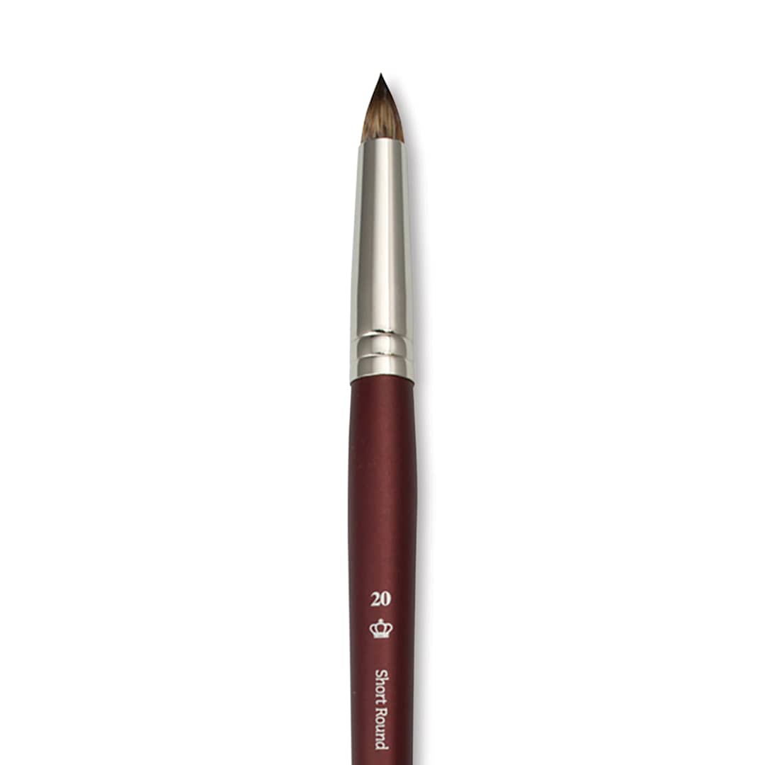 Open in modal - Royal & Langnickel SableTek Brush - Short Round, Short Handle, Size 20