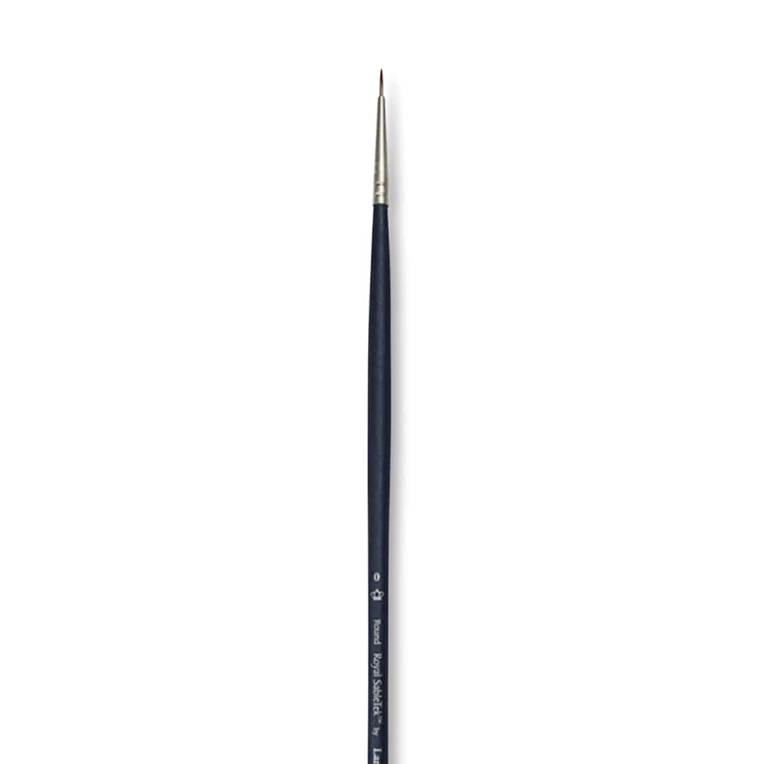 Open in modal - Royal & Langnickel SableTek Brush - Round, Long Handle, Size 0