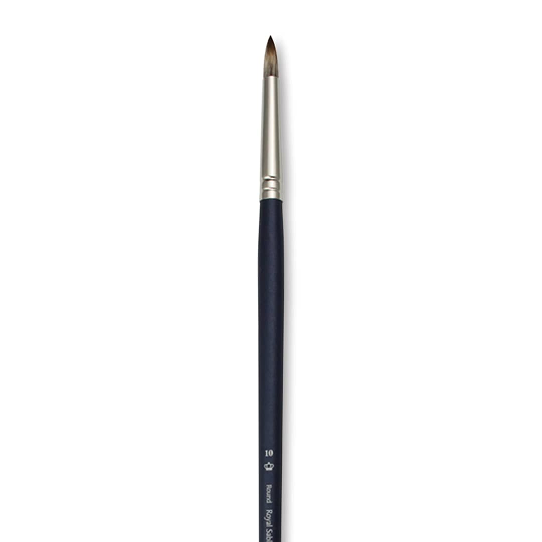 Open in modal - Royal & Langnickel SableTek Brush - Round, Long Handle, Size 10