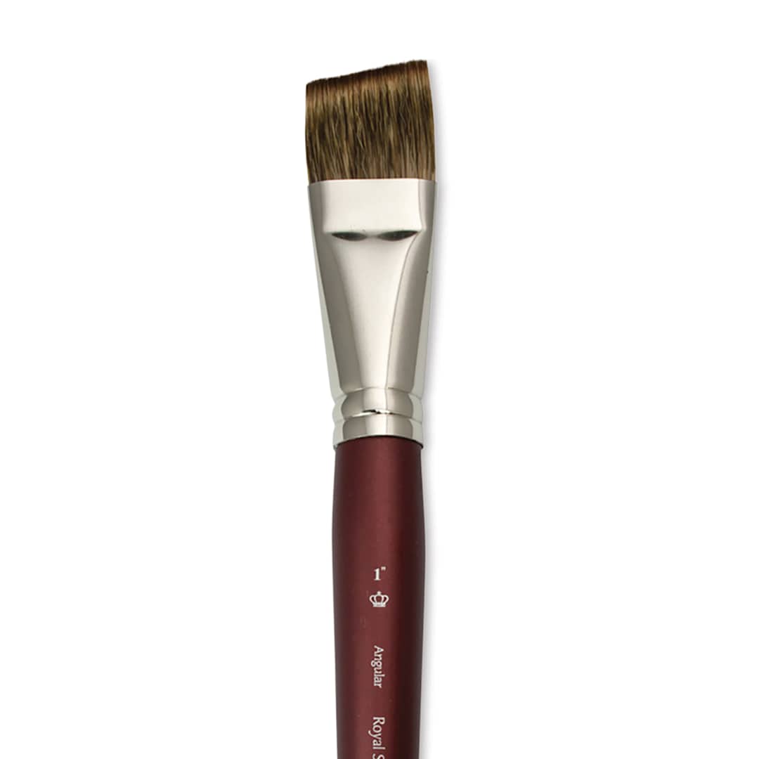 Open in modal - Royal & Langnickel SableTek Brush - Angular, Short Handle, 1"