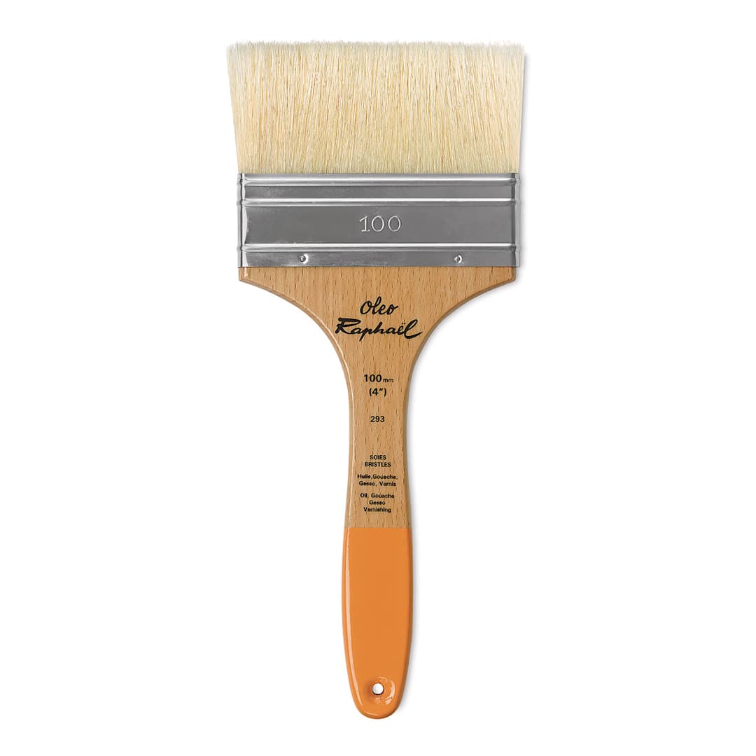 Open in modal - Raphael Oleo Brush -  Mixed Media Flat Brush - Size 100
