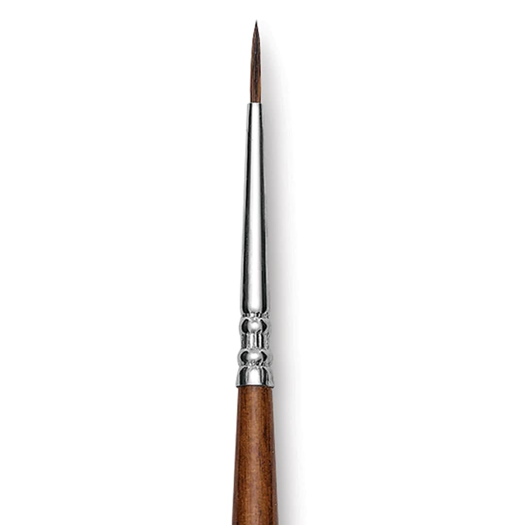 Open in modal - Escoda Versatil Brush - Pointed Round, Size 0, Long Handle close up