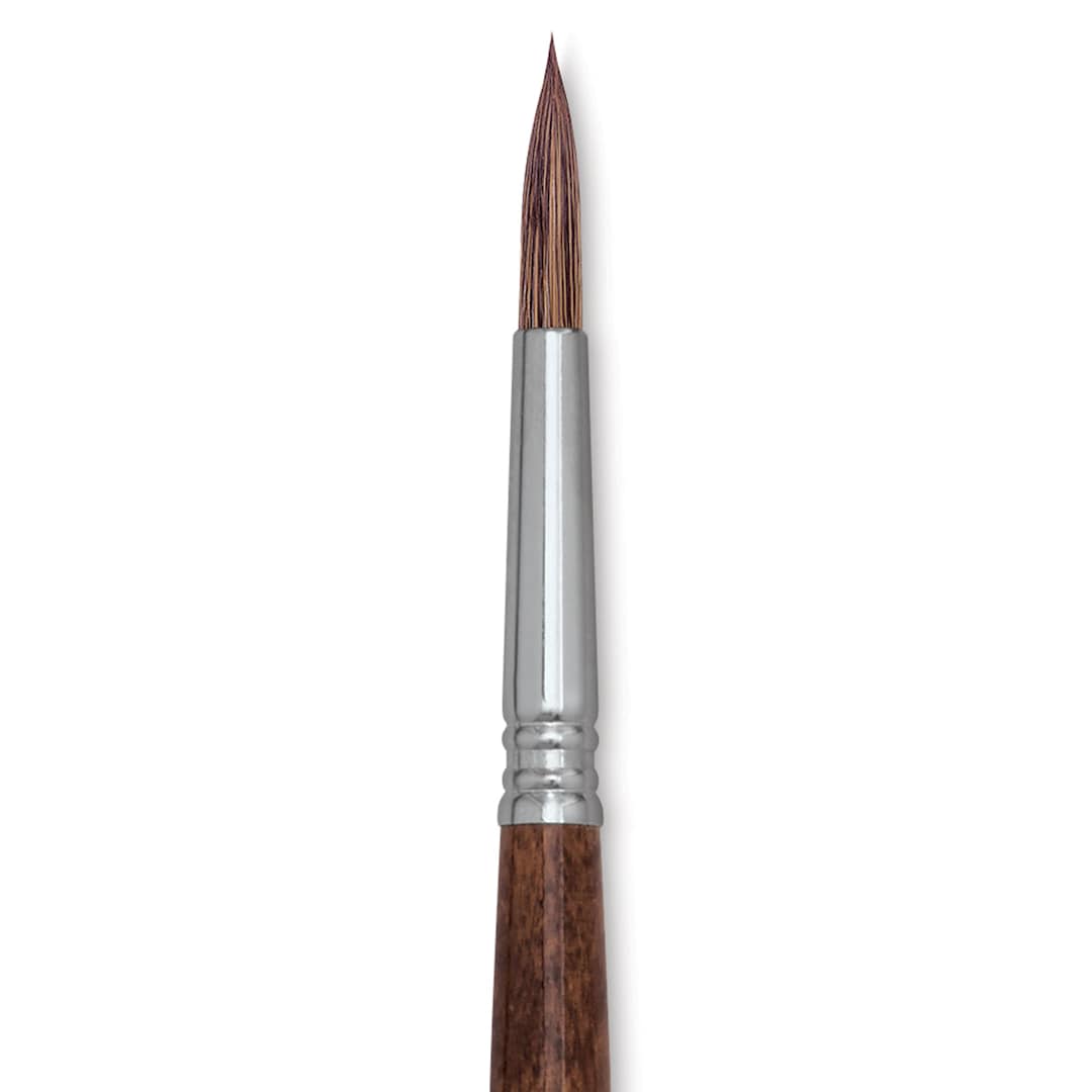 Open in modal - Escoda Versatil Brush - Pointed Round, Size, 10, Long Handle close up