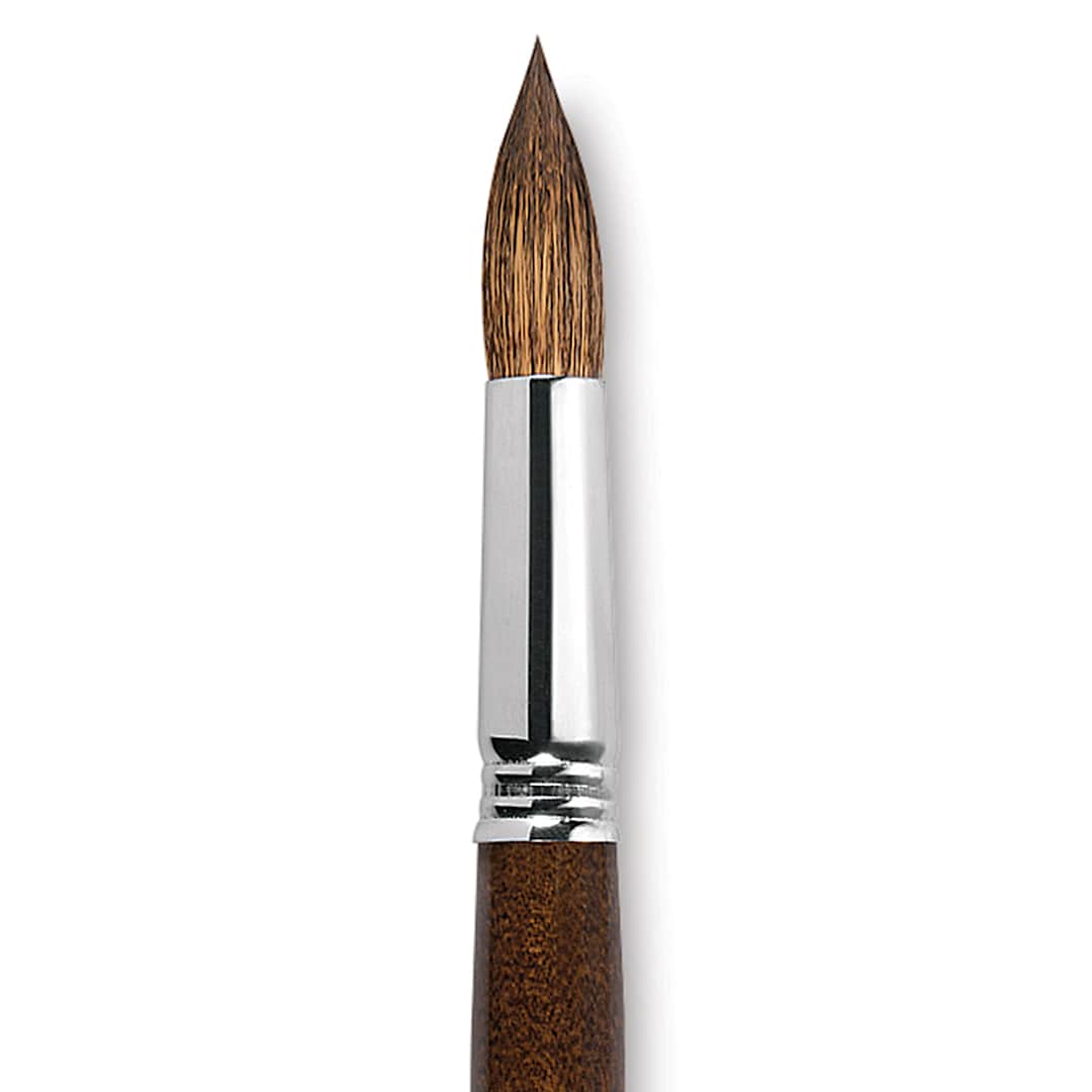 Open in modal - Escoda Versatil Brush - Pointed Round, Size 20, Long Handle close up