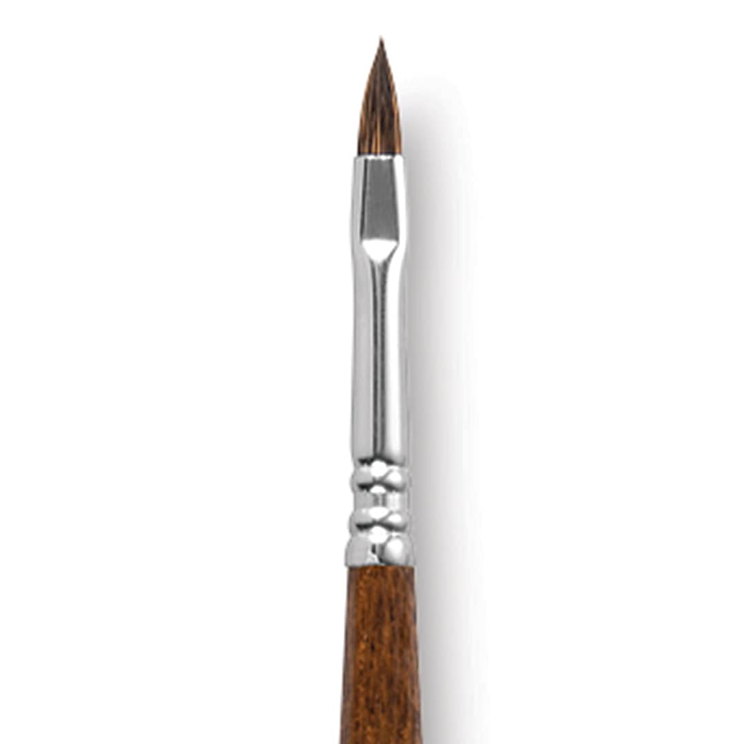 Open in modal - Escoda Versatil Brush - Filbert, Size 4, Long Handle close up