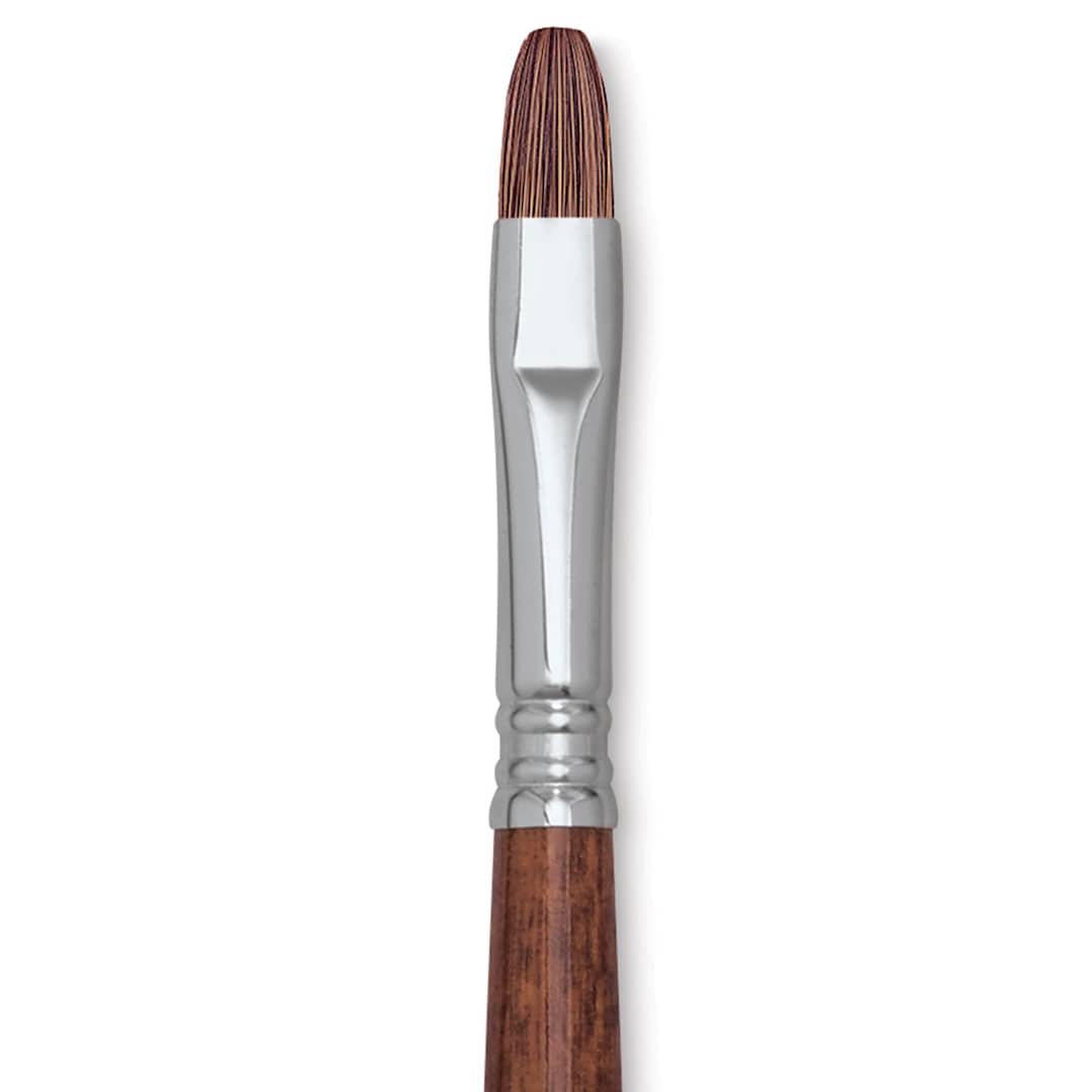 Open in modal - Escoda Versatil Brush - Bright, Size 10, Long Handle close up