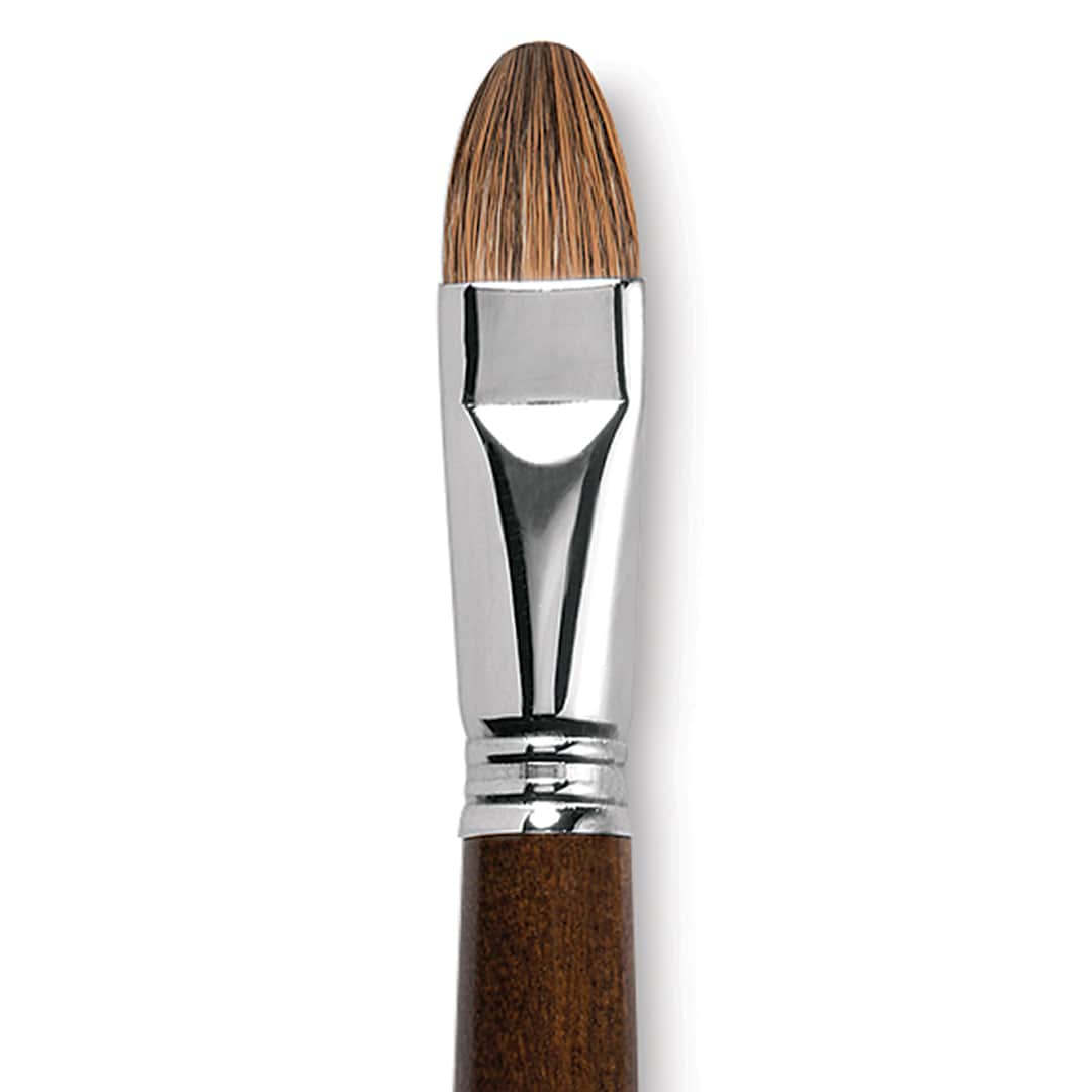 Open in modal - Escoda Versatil Brush - Bright, Size 20, Long Handle close up