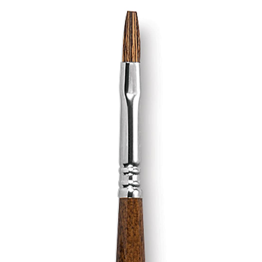 Open in modal - Escoda Versatil Brush - Flat, Size 6, Long Handle close up