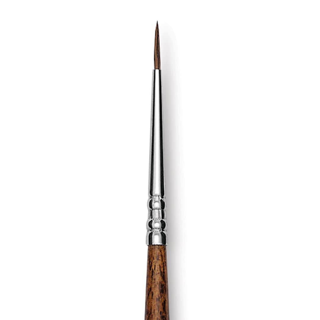 Open in modal - Escoda Versatil Brush - Pointed Round, Size 2/0, Long Handle close up