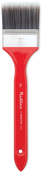 Open in modal - Princeton Redline Series 6700 Synthetic Brush - 3" Long Handled Flat Mottler shown