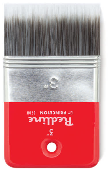 Open in modal - Princeton Redline Brush - Flat Paddle, 3", Paddle Handle