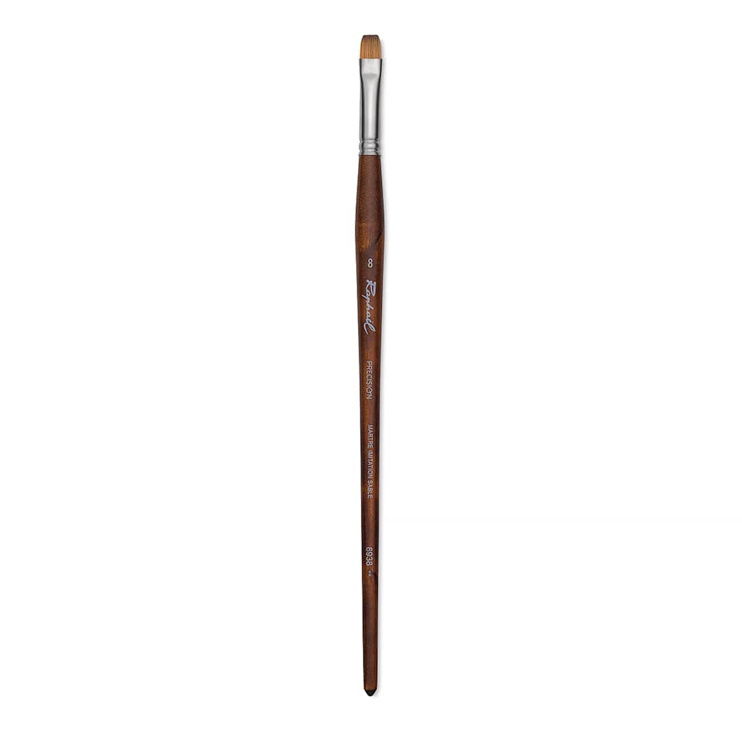 Open in modal - Raphaël Precision Brush - Bright, Size 8, Long Handle