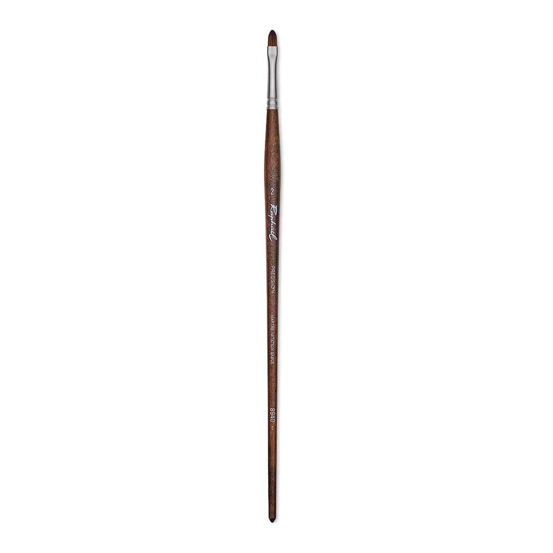 Open in modal - Raphaël Precision Brush - Filbert, Size 2, Long Handle