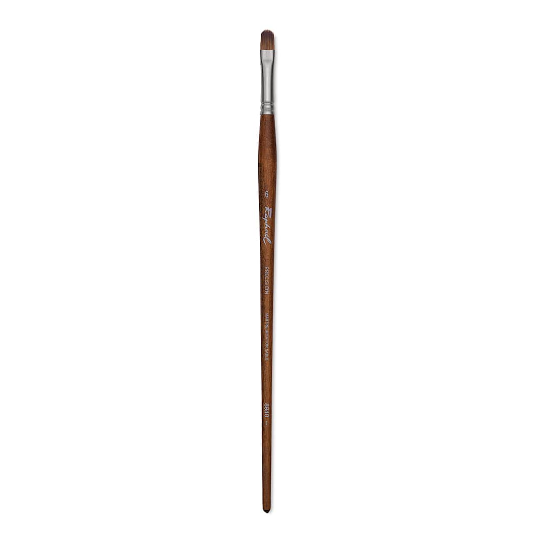 Open in modal - Raphaël Precision Brush - Filbert, Size 6, Long Handle