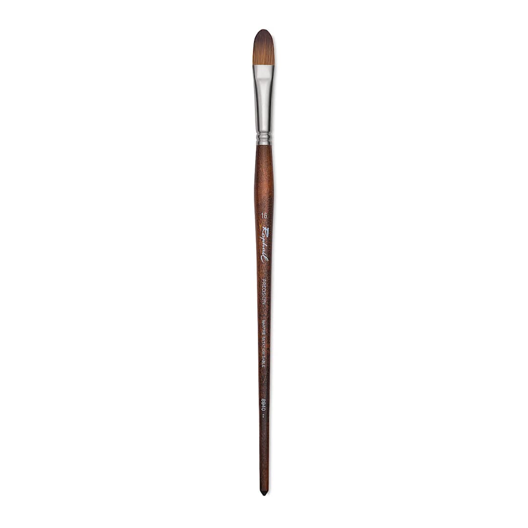 Open in modal - Raphaël Precision Brush - Filbert, Size 16, Long Handle