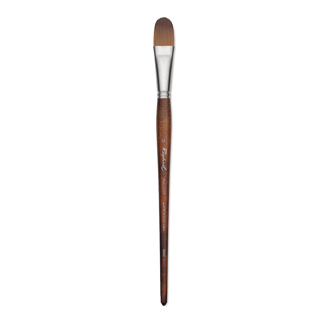 Open in modal - Raphaël Precision Brush - Filbert, Size 24, Long Handle