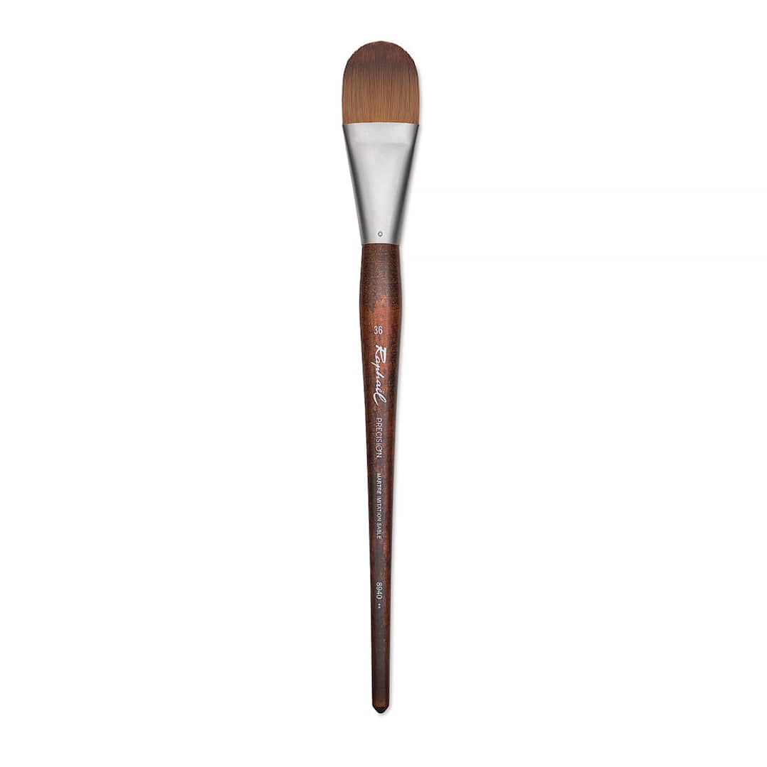 Open in modal - Raphaël Precision Brush - Filbert, Size 36, Long Handle