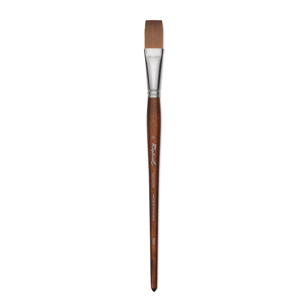Open in modal - Raphaël Precision Brush - Flat, Size 24, Long Handle