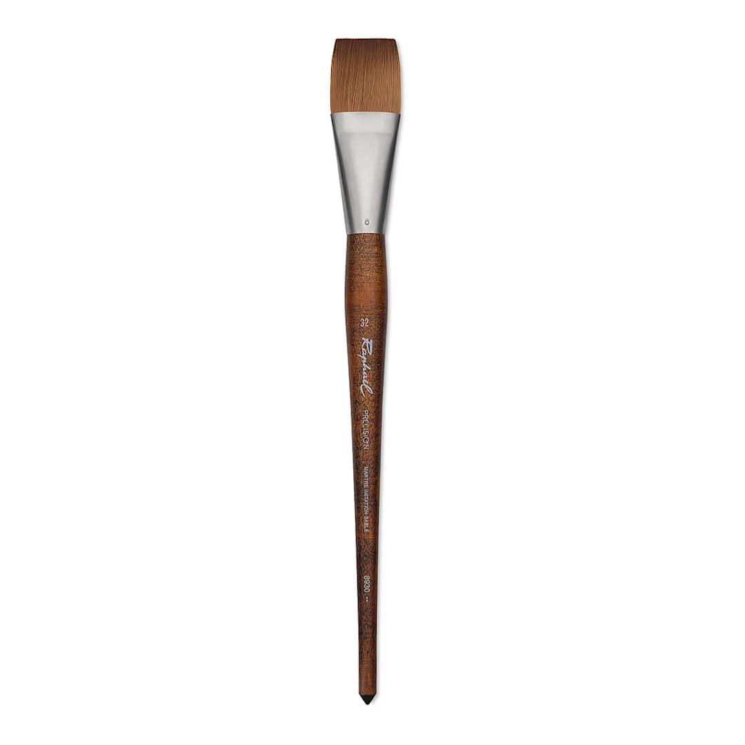 Open in modal - Raphaël Precision Brush - Flat, Size 32, Long Handle