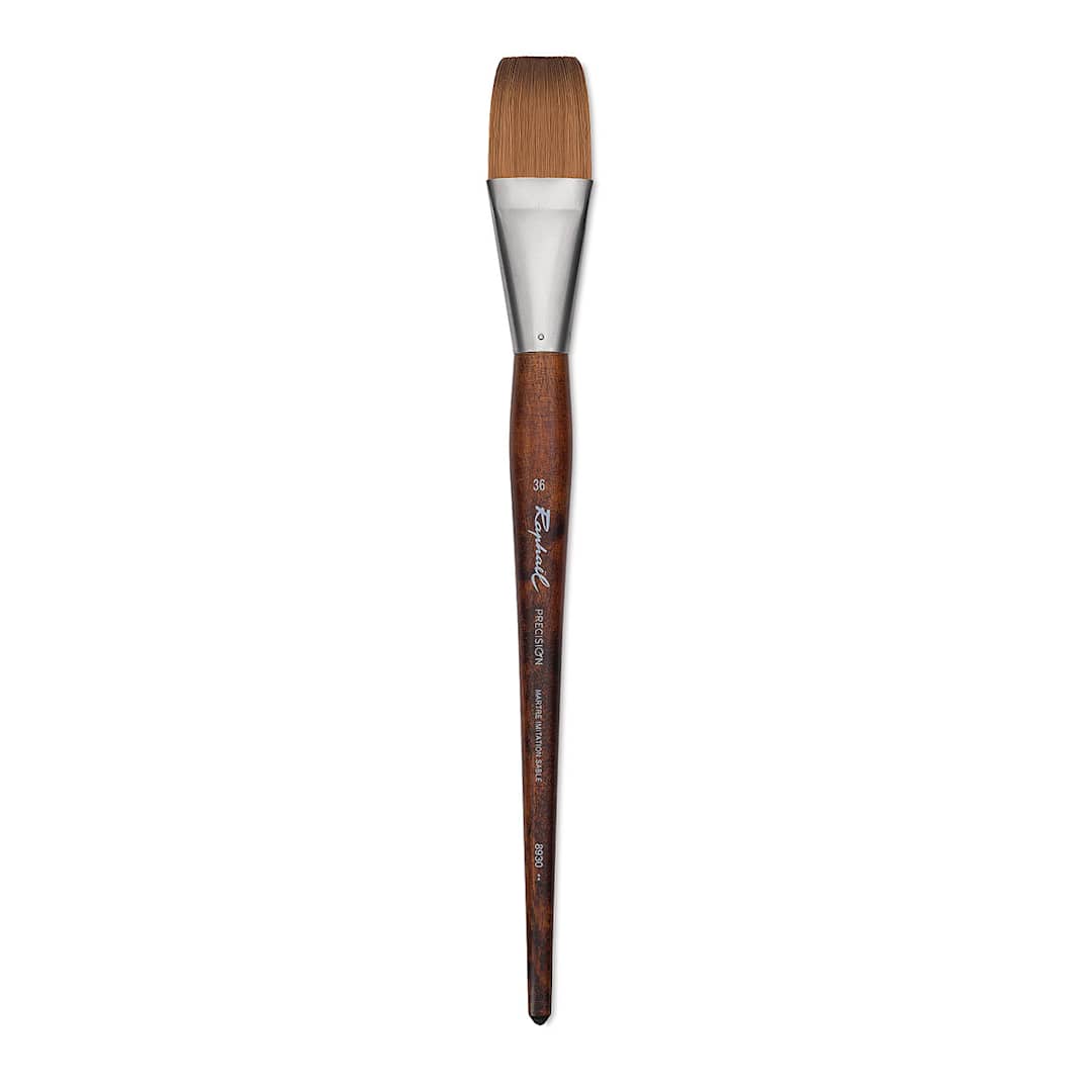 Open in modal - Raphaël Precision Brush - Flat, Size 36, Long Handle