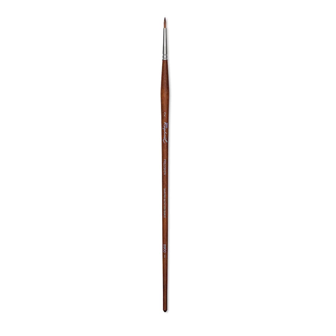 Open in modal - Raphaël Precision Brush - Round, Size 2, Long Handle